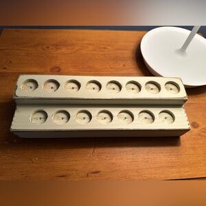 Handmade Rustic Essential Oil Bottle Display Shelf